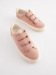 Rose Pink Standard Fit (F) Touch Fastening Trainers - Image 1 of 5