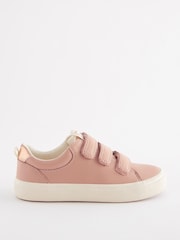 Rose Pink Standard Fit (F) Touch Fastening Trainers - Image 2 of 5