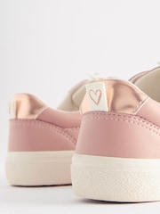 Rose Pink Standard Fit (F) Touch Fastening Trainers - Image 3 of 5