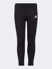 adidas Black Sportswear Essentials 3-Stripes Leggings - Image 2 of 8