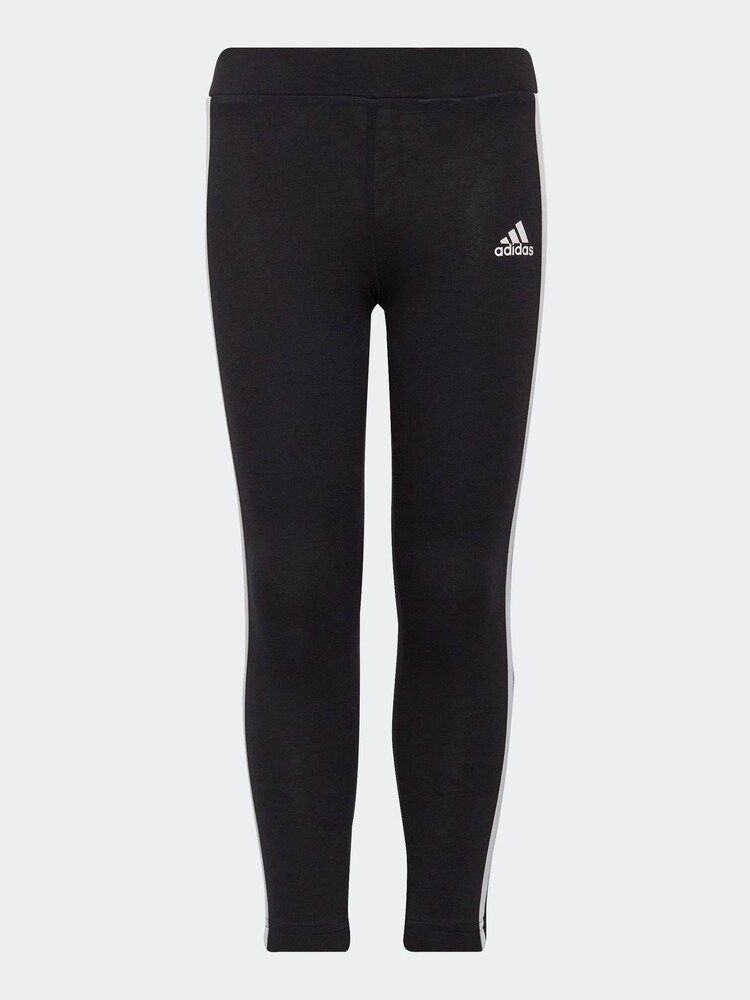 adidas Black Sportswear Essentials 3-Stripes Leggings - Image 2 of 8