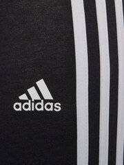 adidas Black Sportswear Essentials 3-Stripes Leggings - Image 5 of 8
