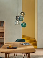 MADE.COM Blue Ilaria 5 Light Cluster Pendant Ceiling Light - Image 1 of 2
