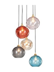 MADE.COM Red Multi Ilaria Cluster Light - Image 3 of 4