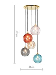 MADE.COM Red Multi Ilaria Cluster Light - Image 4 of 4