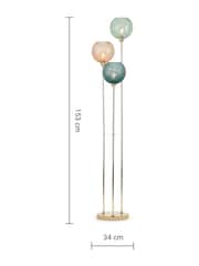 MADE.COM Multi Ilaria Triple Floor Lamp - Image 4 of 5