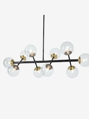 MADE.COM Black Antique Brass Globe Large Pendant Ceiling Light - Image 4 of 5