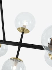 MADE.COM Black Antique Brass Globe Large Pendant Ceiling Light - Image 5 of 5
