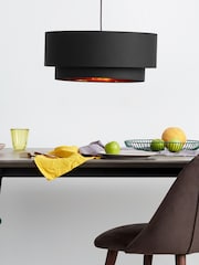MADE.COM Black/Copper Oro Layered Pendant Shade - Image 1 of 3