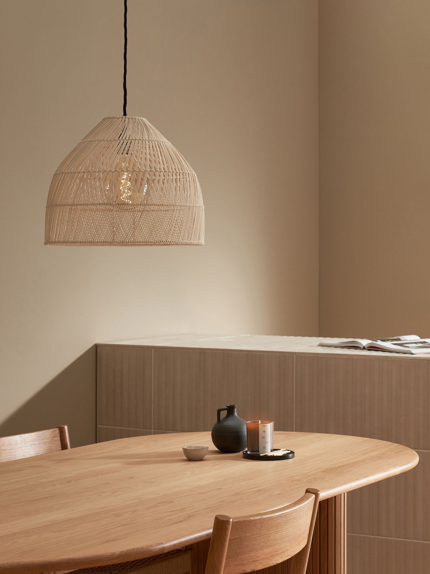 MADE.COM Natural Rattan Java Small Lamp Shade