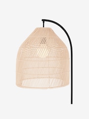 MADE.COM Natural Rattan Java Arc Overreach Floor Lamp - Image 2 of 3