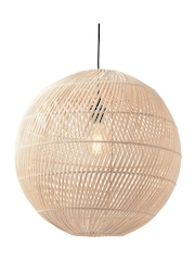 MADE.COM Natural Rattan Java Round Lamp Shade - Image 2 of 3