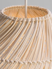MADE.COM Natural Rattan Java Large Lamp Shade - Image 4 of 10