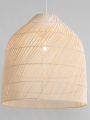 MADE.COM Natural Rattan Java Large Lamp Shade - Image 5 of 10