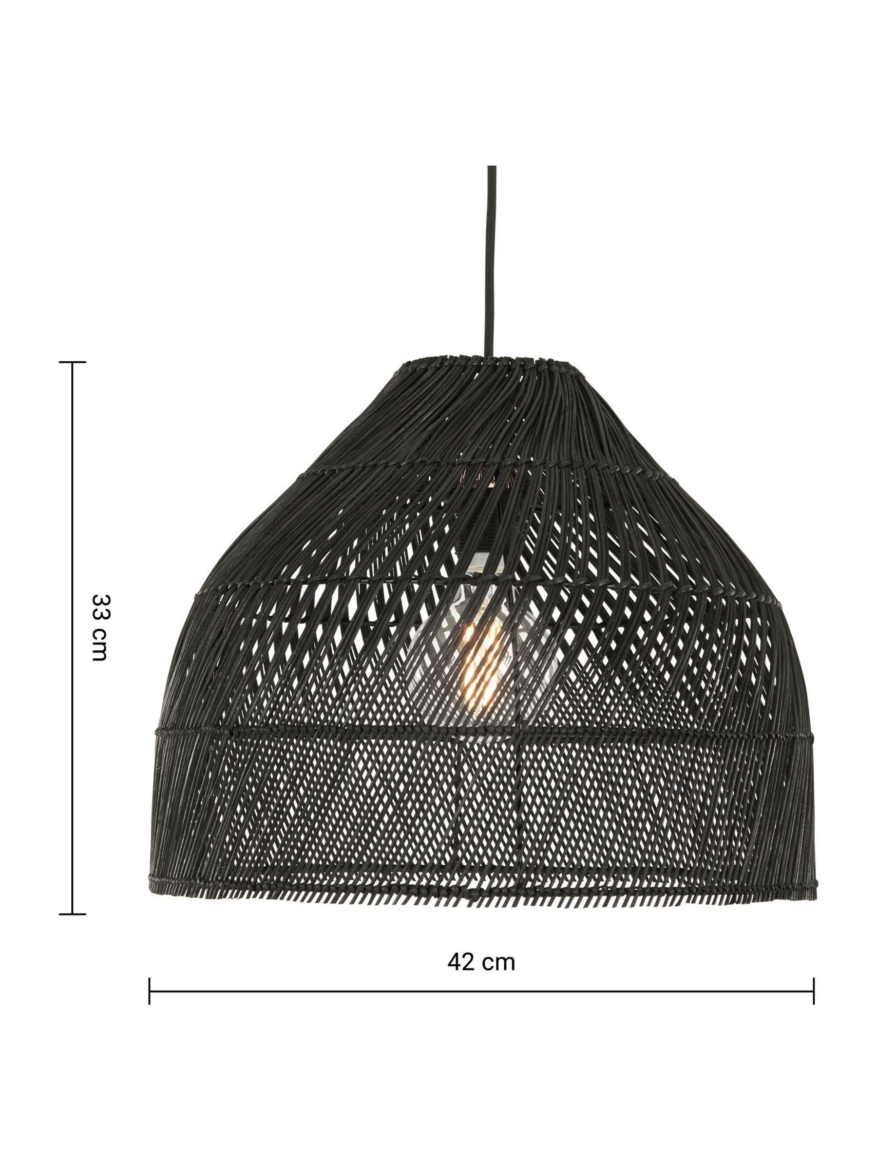 Rattan lamp shade small outlet