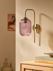 MADE.COM Pink Briz Wall Lamp - Image 2 of 7