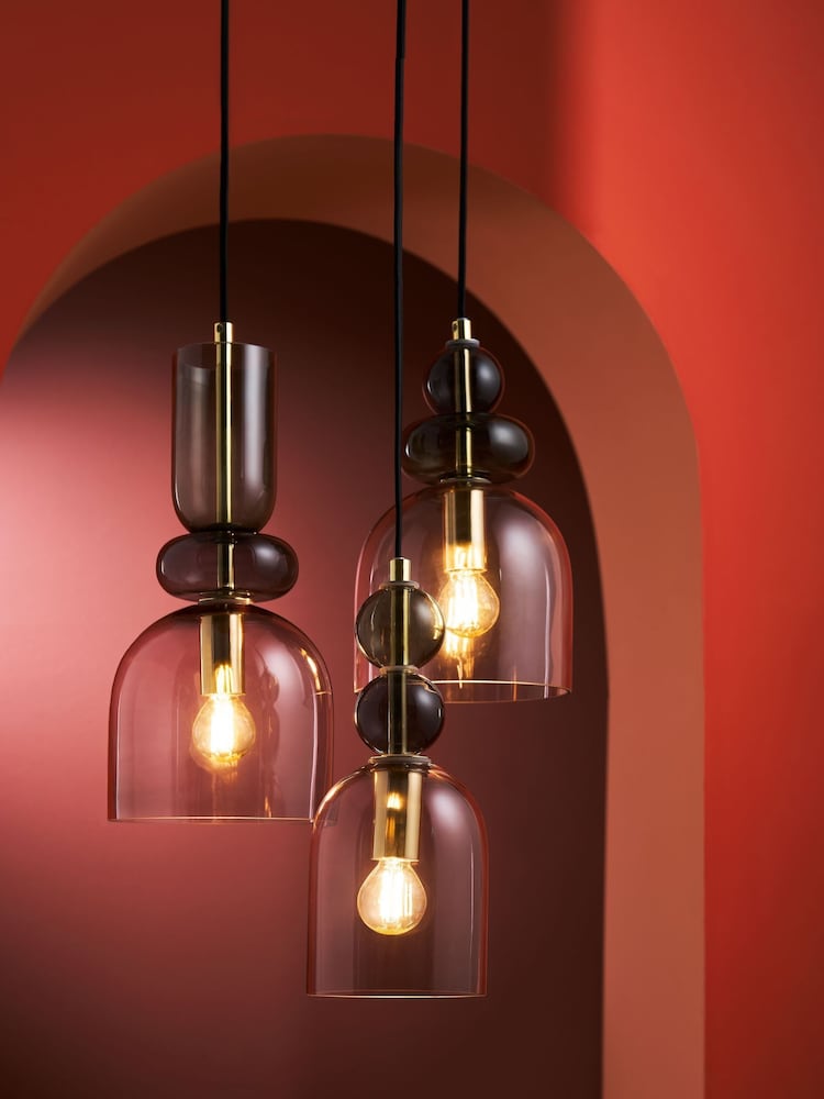 MADE.COM Green Multi Whitney Cluster Pendant Lamp - Image 1 of 4