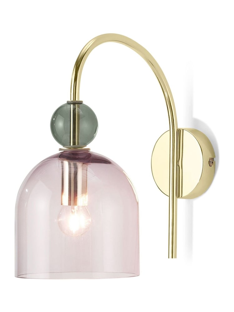 MADE.COM Green Multi Whitney Wall Lamp - Image 2 of 3
