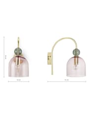 MADE.COM Green Multi Whitney Wall Lamp - Image 3 of 3