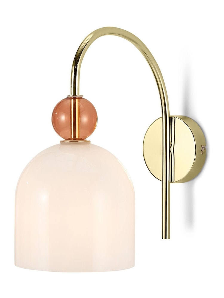 MADE.COM Pink Multi Whitney Wall Lamp - Image 2 of 3