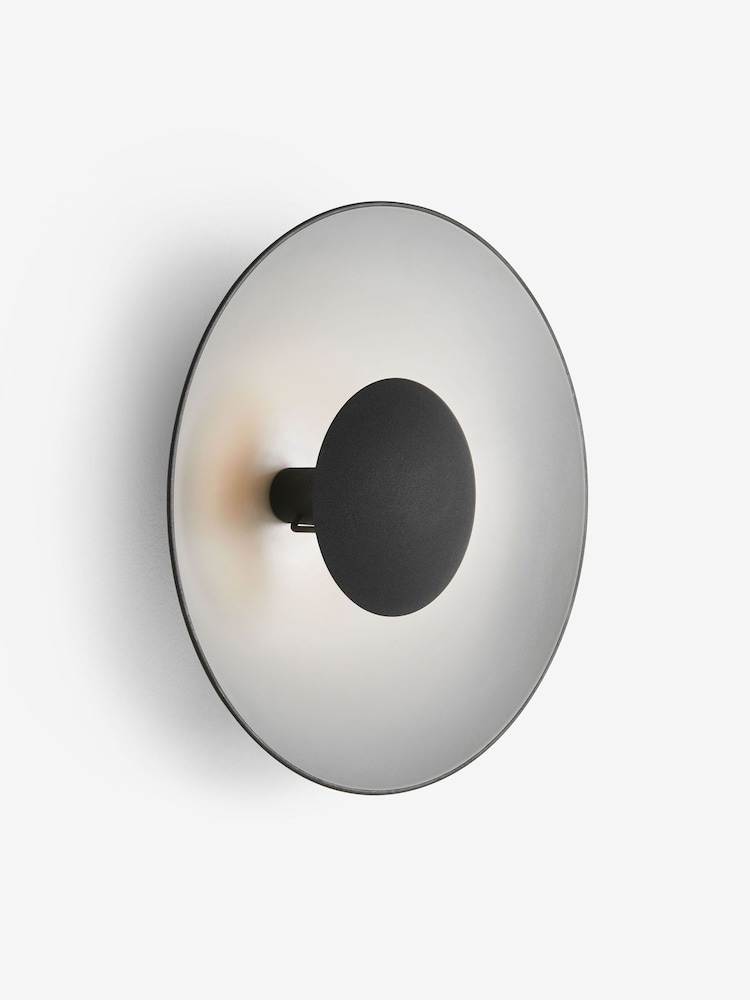 MADE.COM Black/Silver Chicago Wall Lamp - Image 2 of 3