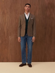 Neutral Nova Fides Italian Wool Blend Blazer - Image 3 of 11