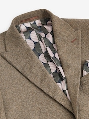 Neutral Nova Fides Italian Wool Blend Blazer - Image 8 of 11