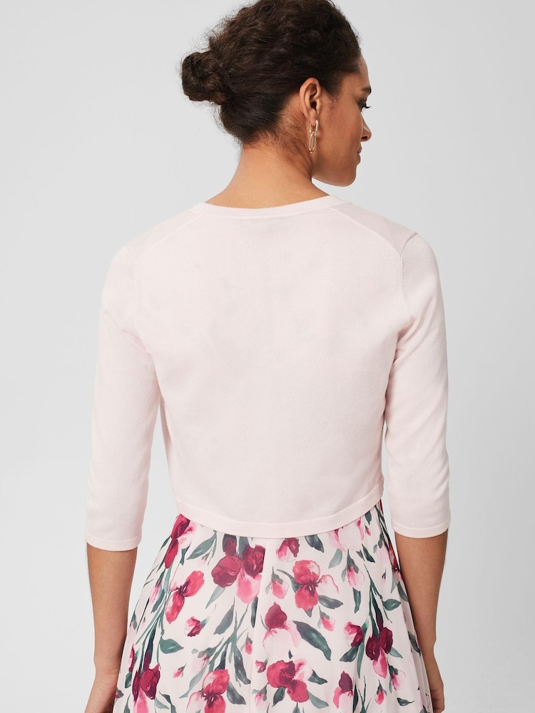 Hobbs Pink Carrie Bolero - Image 2 of 4 Hobbs Pink Carrie Bolero - Image 2 of 4