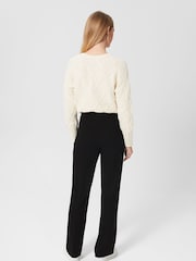 Hobbs Black Straight Mel Trousers - Image 2 of 4