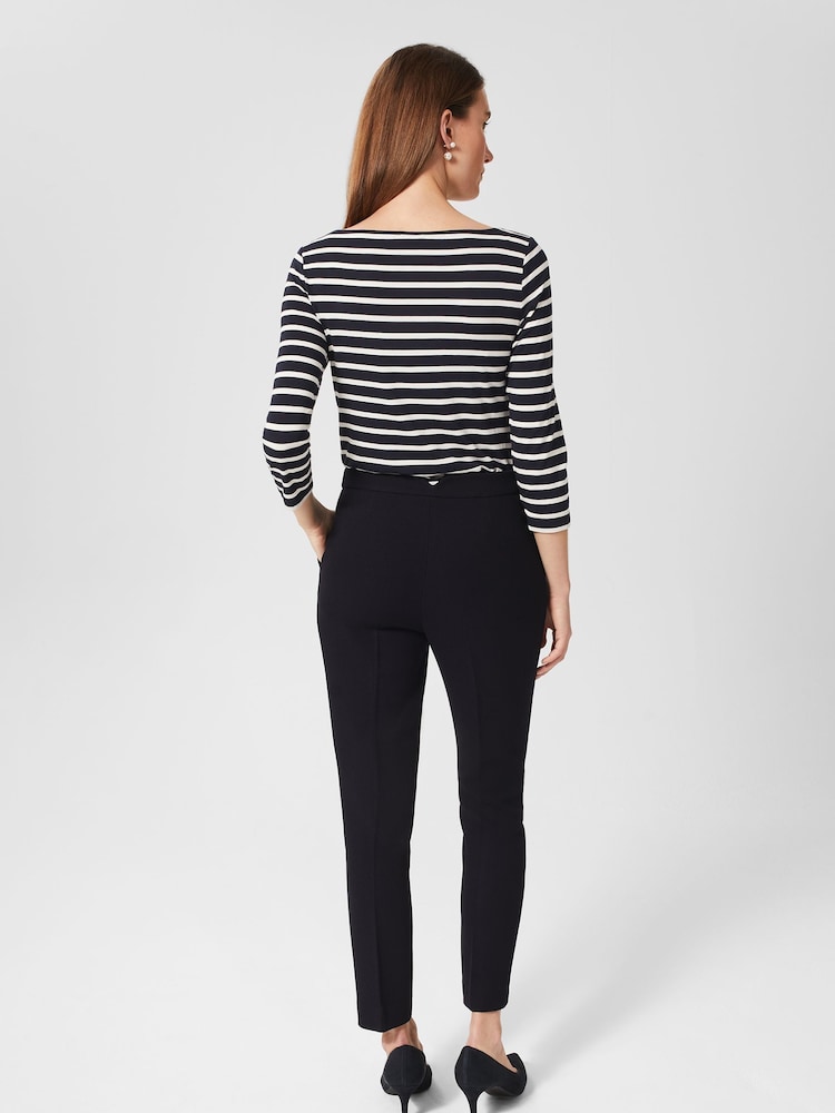 Hobbs Navy Blue Petite Mia Trousers - Image 2 of 4