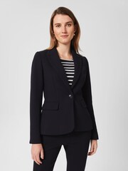 Hobbs Blue Petite Mia Jacket - Image 3 of 6