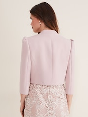 Phase Eight Pink Leanna Cropped Jacket - Image 2 of 6