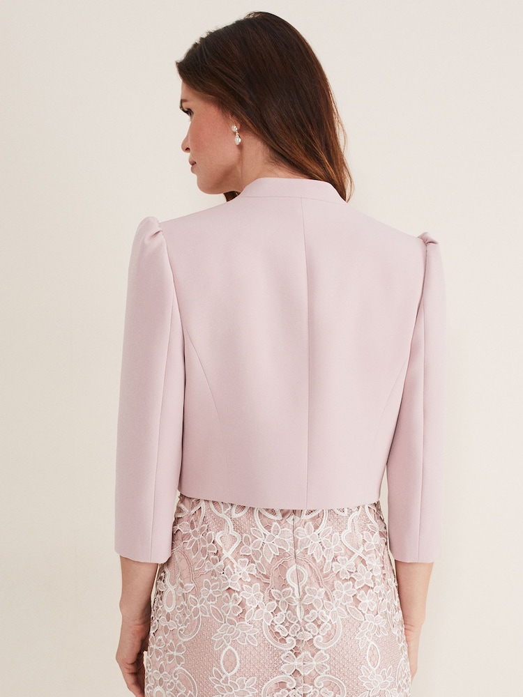 Phase Eight Pink Leanna Cropped Jacket - Image 2 of 6