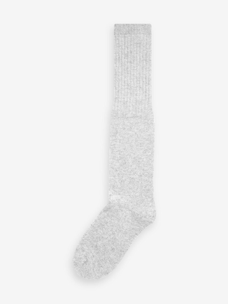 Phase Eight Grey Chunky Knit Boot Socks - Image 1 of 1 Phase Eight Grey Chunky Knit Boot Socks - Image 1 of 1
