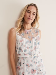 Phase Eight Pink Leighton Embroidered Dress - Image 4 of 6