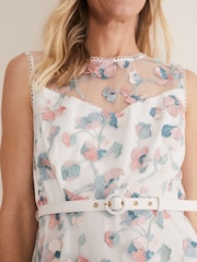 Phase Eight Pink Leighton Embroidered Dress - Image 5 of 6