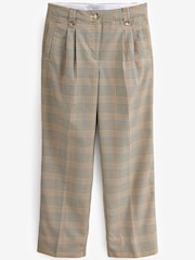 Neutral Check Tailored Wide Trousers - Image 6 of 7