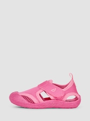 JoJo Maman Bébé Pink Floral Print Beach & Swim Sandals - Image 4 of 5