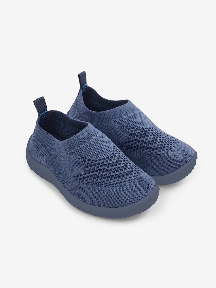 Indigoblau - Jojo Maman Bébé Kids Schuhe zum Hineinschlüpfen - Bild 1 von 1 Indigoblau - Jojo Maman Bébé Kids Schuhe zum Hineinschlüpfen - Bild 1 von 1