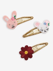 JoJo Maman Bébé Bunny 3-Pack Character Clips - Image 2 of 2