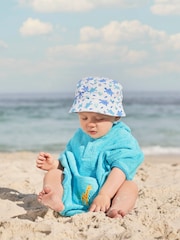 JoJo Maman Bébé Blue Turtle UPF 50 Bucket Hat - Image 2 of 3