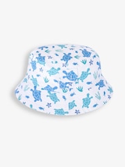 JoJo Maman Bébé Blue Turtle UPF 50 Bucket Hat - Image 3 of 3