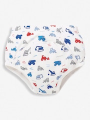 JoJo Maman Bébé White 3-Pack Training Pants - Image 3 of 3