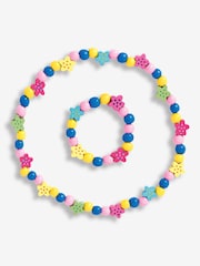 JoJo Maman Bébé Pink/Yellow Toddler Necklace Set - Image 1 of 1