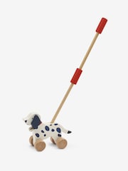 JoJo Maman Bébé Dalmatian Wooden Push-Along Toy - Image 1 of 6