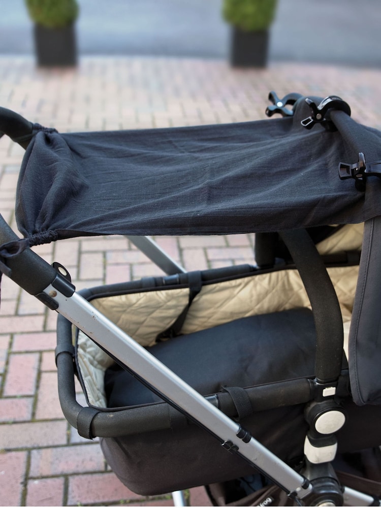 JoJo Maman Bébé Black Muslin Canopy - Image 3 of 3
