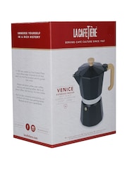 La Cafetière Black Venice 6 Cup Espresso Maker - Image 4 of 4