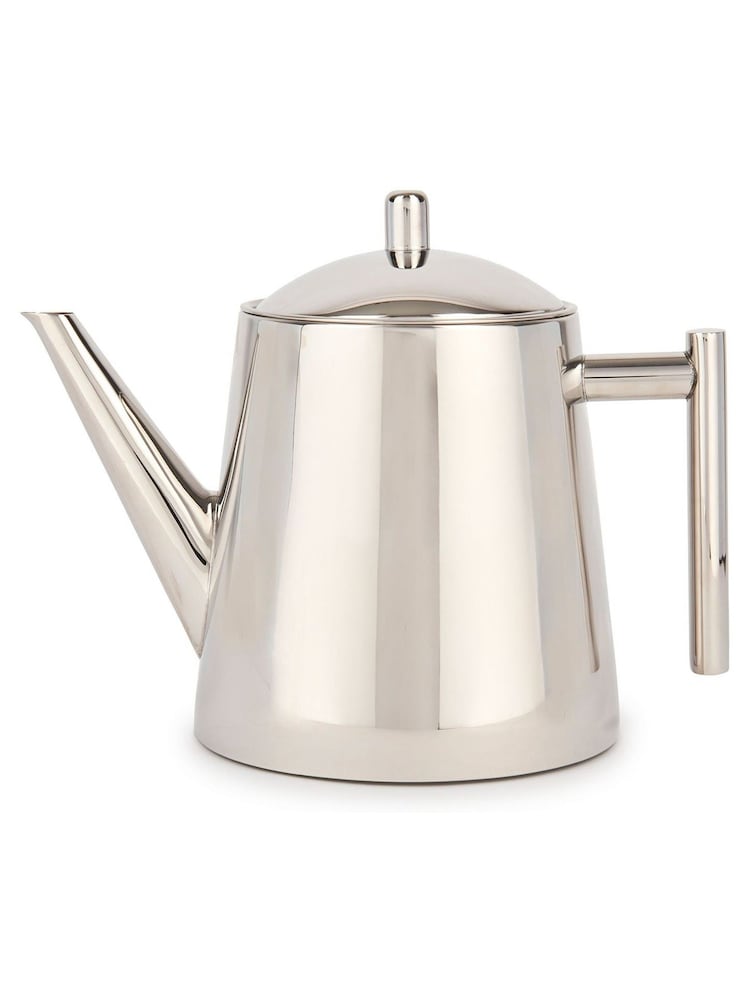 La Cafetière Silver Stainless Steel 8 Cup Infuser Teapot - Image 2 of 2