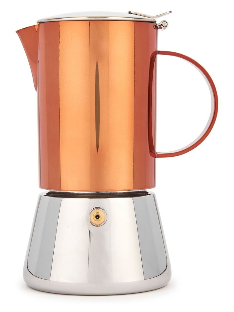 La Cafetière Copper Polished Stainless Steel 200ml Stovetop Cafetière - Image 1 of 2