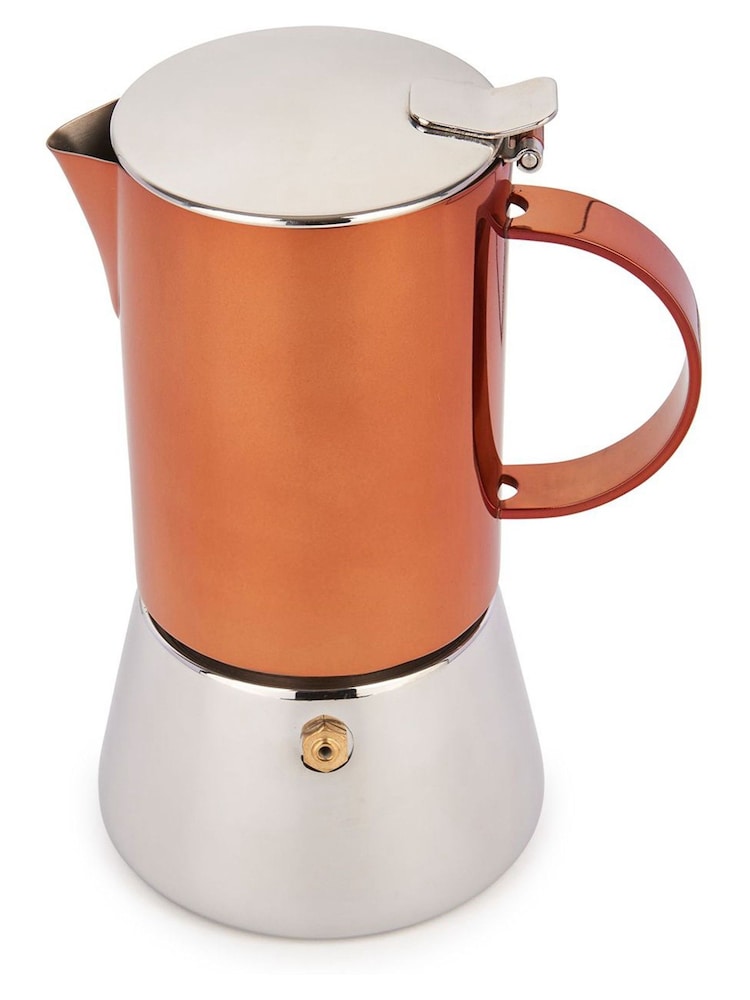 La Cafetière Copper Polished Stainless Steel 200ml Stovetop Cafetière - Image 2 of 2